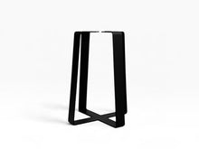 Wide Bottom Trapezoid Cross Base/End Table