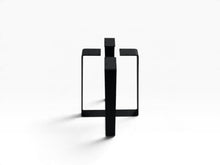Wide Bottom Trapezoid Cross Base/End Table