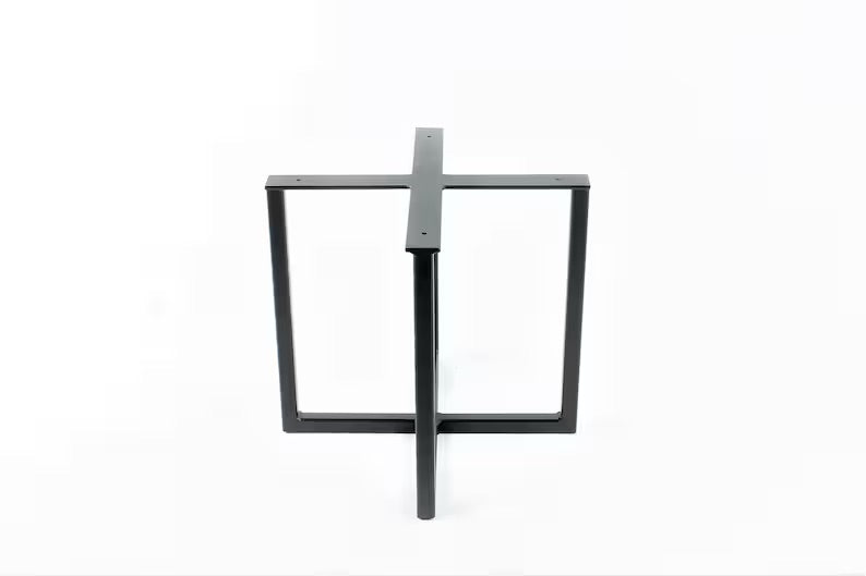 Square Tubing Cross Base/End Table